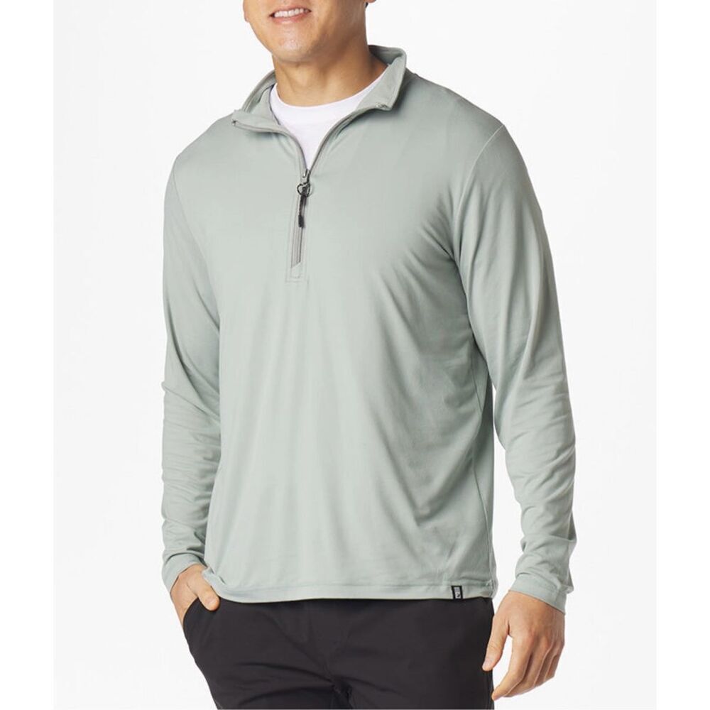 NWOT Glyder Striped 1/4 Zip Up Tahoe AirFlex Long Sleeve Shirt Men's XL